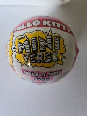 Hello Kitty MiniVerse Make It Mini Food Surprise Ball - Pink & White